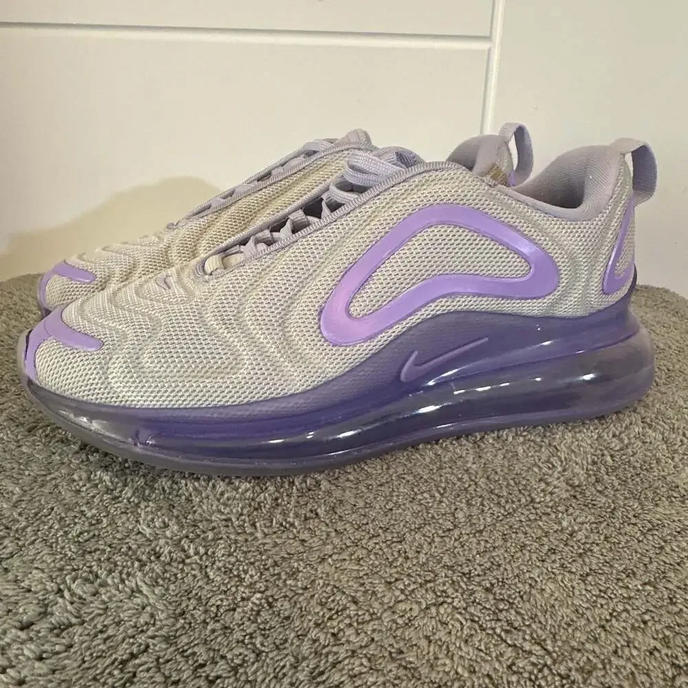Nike Air Max 720 Pure Platinum Oxygen Purple Women's Sneakers